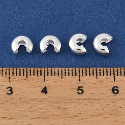 Brass Crimp Beads Covers&nbsp;KK-H258-04C-S