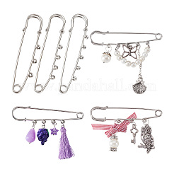 45Pcs 3 Style Stainless Steel Safety Pins&nbsp;STAS-TA0001-31