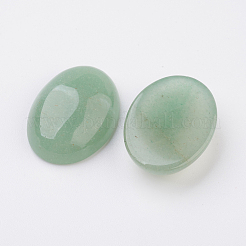 Natural Green Aventurine Flat Back Cabochons&nbsp;G-G741-22x30mm-14