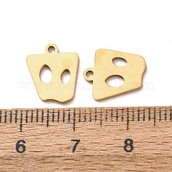 201 Stainless Steel Charms&nbsp;STAS-F368-03B-G