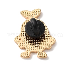 Angry Coffee Bean Enamel Brooches&nbsp;AL-I003-03G-03