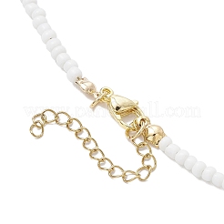 Boho Handmade Lampwork Fish & Colorful Glass Seed Beaded Necklaces for Women&nbsp;NJEW-TA00199