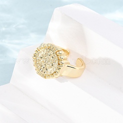 Brass Cuff Open Rings&nbsp;KK-CBA90BB-08G