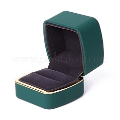 Square Plastic Jewelry Ring Boxes&nbsp;OBOX-F005-01A