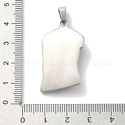 304 Stainless Steel Pendants&nbsp;STAS-Z098-14AS