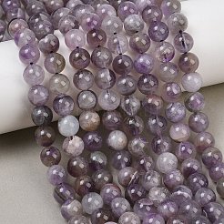Natural Amethyst Beads Strands&nbsp;G-M445-8MM-01C
