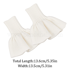 2 Pairs 2 Colors Cotton Knit Rib Sleeve Cuff&nbsp;AJEW-FG0003-95