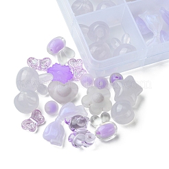 Transparent Opaque Acrylic Beads&nbsp;OACR-FS0001-80