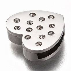 304 Stainless Steel Slide Charms&nbsp;STAS-P270-20P-01