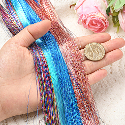 12Pcs 12 Colors Laser PET Hair Wig&nbsp;OHAR-SP0001-05A