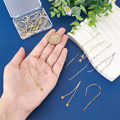 24Pcs 4 Style Brass Herringbone Chain Tassel Pendants&nbsp;KK-PH0004-92