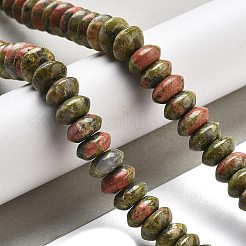 Natural Unakite Beads Strands&nbsp;G-P559-A06-02