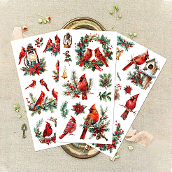 3 Sheets 3 Styles PVC Waterproof Decorative Stickers&nbsp;DIY-WH0404-216