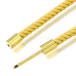 3MM Round Nylon Milan Cord Necklaces Making&nbsp;NJEW-H091-01G-31