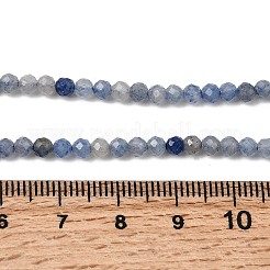 Natural Blue Aventurine Beads Strands&nbsp;G-M449-B01-3.5mm