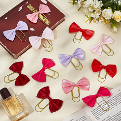 12Pcs 6 Colors Iron Paper Clips&nbsp;AJEW-ME00012