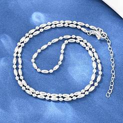 2.2MM Brass Ball Chain Necklaces for Men Women&nbsp;NJEW-L012-06S