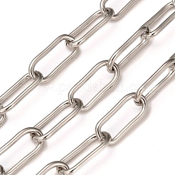 Tarnish Resistant 304 Stainless Steel Paperclip Chains&nbsp;STAS-A048-05P