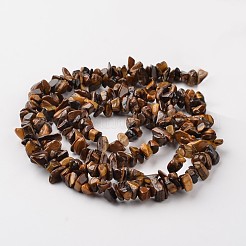 Nuggets Natural Tiger Eye Bead Strands&nbsp;G-M344-27