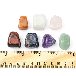 7Pcs 7 Styles Natural Mixed Gemstone Beads&nbsp;G-FS0005-52