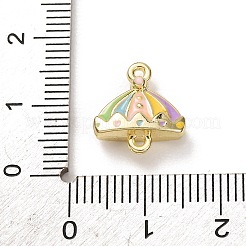 Alloy Enamel Connector Charms&nbsp;FIND-G116-01G
