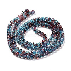 Baking Paint Glass Beads Strands&nbsp;X-DGLA-Q023-6mm-DB69