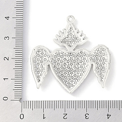 Rack Plating Alloy Enamel Pendants&nbsp;PALLOY-F018-28AS-02