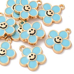 Alloy Enamel Pendants&nbsp;ENAM-YW0002-25C