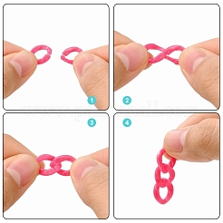DIY Masks Chains Making Kits&nbsp;DIY-YW0002-74E