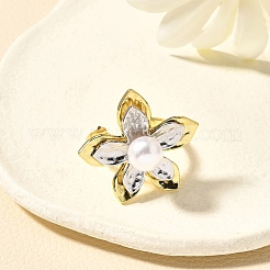 Brass Cuff Rings for Women&nbsp;RJEW-Q008-05G