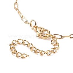 304 Stainless Steel Paperclip Anklets&nbsp;AJEW-AN00513