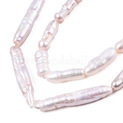 Natural Baroque Pearl Keshi Pearl Beads Strands&nbsp;PEAR-N021-15