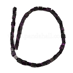Natural Dyed White Jade(Imitation Charoite) Beads Strands&nbsp;GG-CBA0743-F02