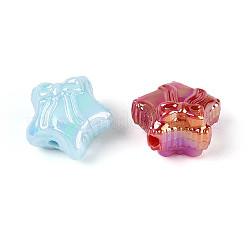 UV Plating Opaque Acrylic Beads&nbsp;SACR-T018-06M