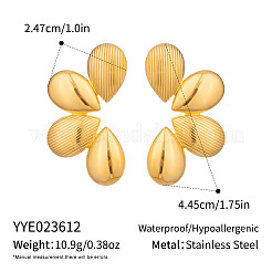 304 Stainless Steel Stud Earrings for Women&nbsp;LS-AY6123