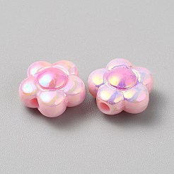 Plating Acrylic Beads&nbsp;MACR-WH0007-128A