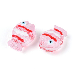 Transparent Glass and Enamel Beads Strands&nbsp;GLAA-T034-01A