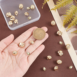 24Pcs 4 Style Brass Beads&nbsp;KK-PH0006-16