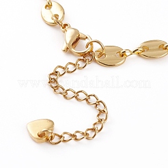 Brass Coffee Bean Chains Bracelet Makings&nbsp;AJEW-JB00879