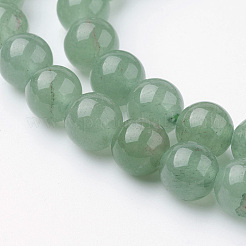 Natural Green Aventurine Bead Strands&nbsp;G-G735-63-8mm