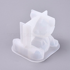 3D Bear Cell Phone Bracket Silicone Molds&nbsp;X-DIY-K017-01