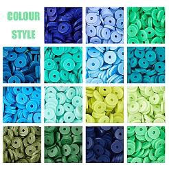 Handmade Polymer Clay Beads&nbsp;CLAY-PH0001-21-6mm