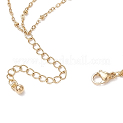 304 Stainless Steel Satellite Chain Toe Ring Anklets for Women&nbsp;AJEW-AN00662-01