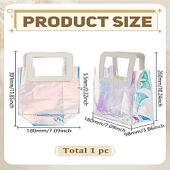 PVC Laser Gift Bag with Handle&nbsp;ABAG-WH0100-06