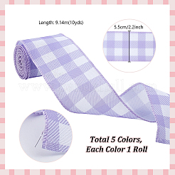 5Rolls 5 Colors Linen Ribbon&nbsp;OCOR-PH0006-73