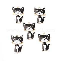 Alloy Enamel Pendants&nbsp;ENAM-M046-10G-C