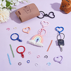 DIY Keychain Findings Kits&nbsp;DIY-NB0015-29