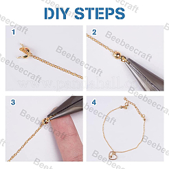 6Pcs Brass Bead Tips&nbsp;KK-BBC0013-75