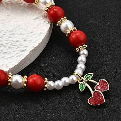 Brass Stretch Bracelets&nbsp;BJEW-C098-02B