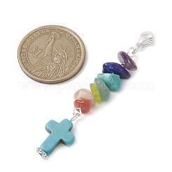 Synthetic Turquoise Pendant Decorations&nbsp;HJEW-TA00132-02